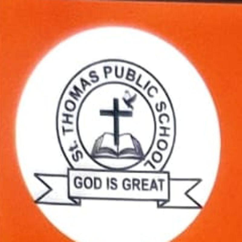 St. Thomas Public School Logo - God is Great